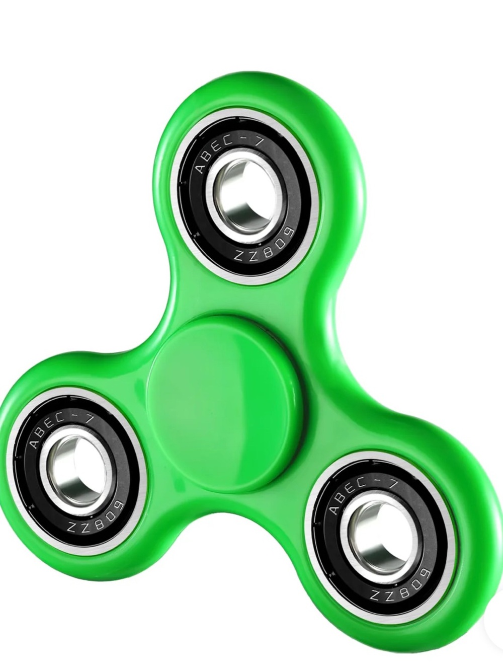 2 Pack Fidget Spinner Toy Stress Relief - Green and blue Spin Stress Reliever